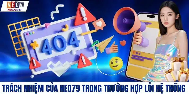 Trách nhiệm của NEO79 trong trường hợp lỗi hệ thống